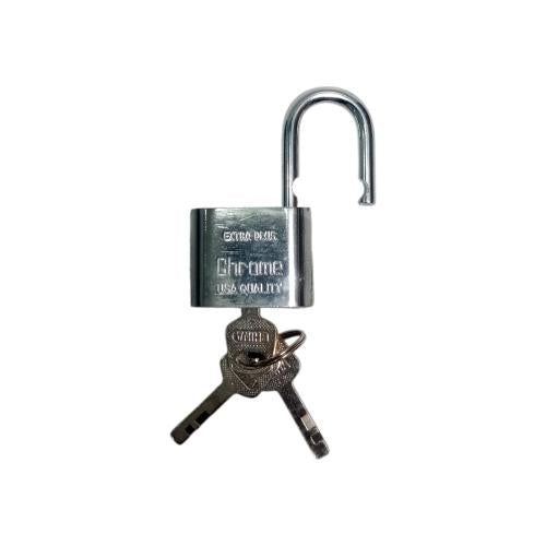 40 MM / CHROME Gembok Pintu Pagar Padlock Anti Maling Leher Pendek