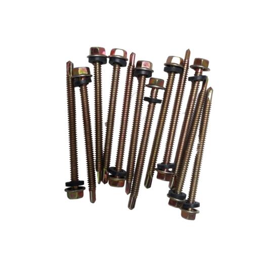 70 MM / TM Roofing Baut Sekrup Atap Baja Ringan Kuning Biji