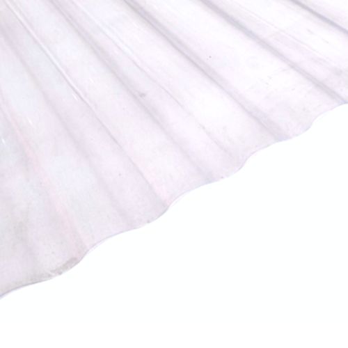0.75 MM X 80 CM X 210 CM / LASERPLAST Seng Gelombang UV Transparan Lembar