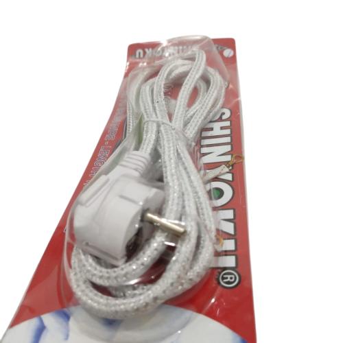 180 CM / SHINYOKU Kabel Jek Setrika Gosokan 3 Kabel