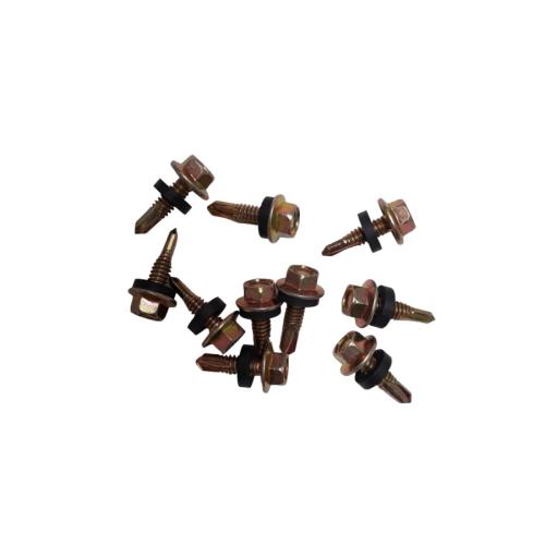 20 MM / TM Roofing Baut Sekrup Atap Baja Ringan Kuning Biji