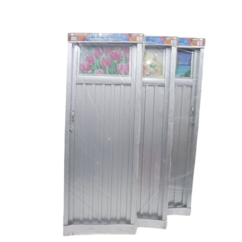 6 CM x 67 CM x 186 CM / HILTON Pintu Kamar Mandi Galvalum Kiri Set