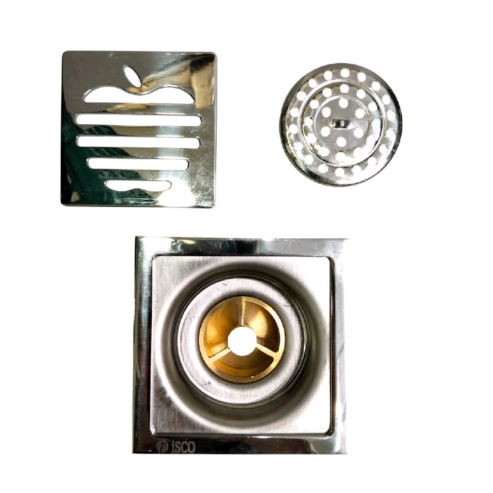 4 IN / ISCO SGT 602 Saringan Got Leher Panjang Floor Drain Stainless