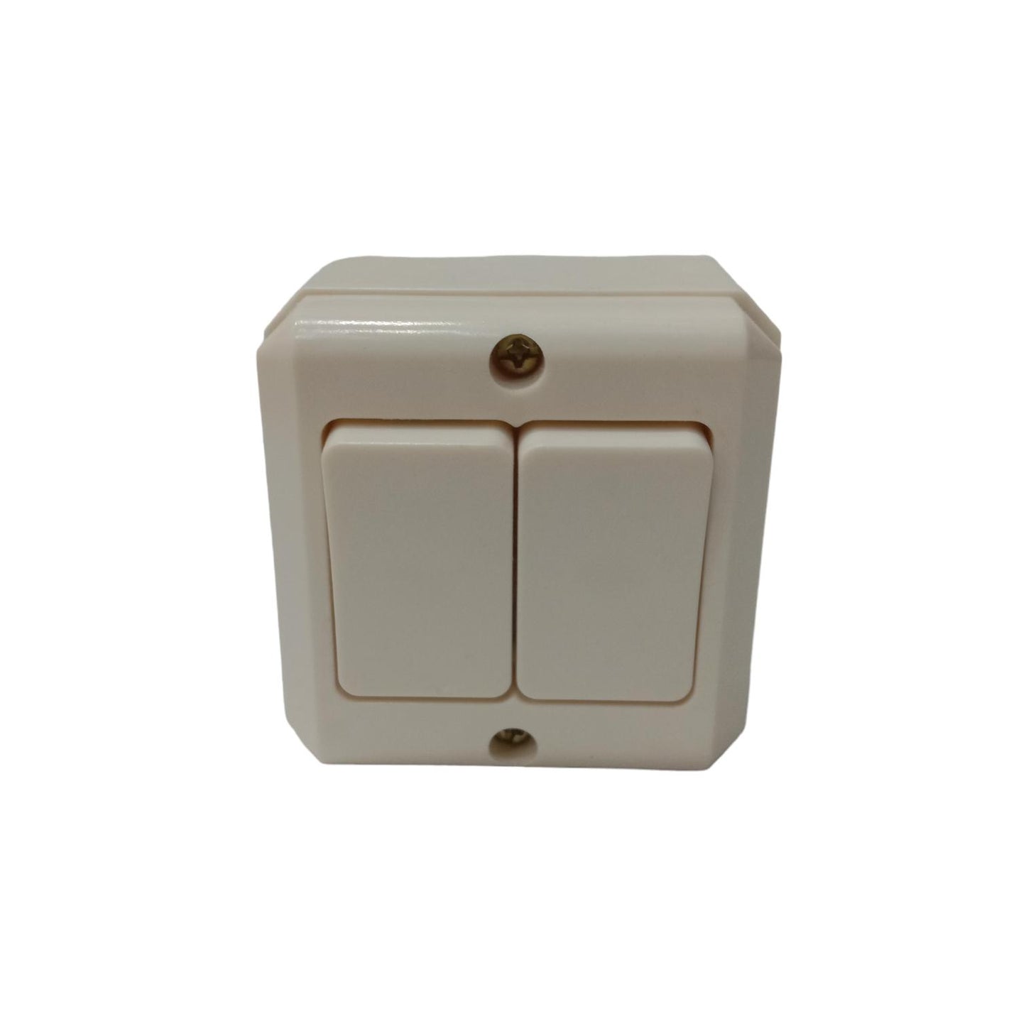 DEXTA DX-912 Saklar Ganda Double Seri 2 Gang Tempel OB Outbow Warna