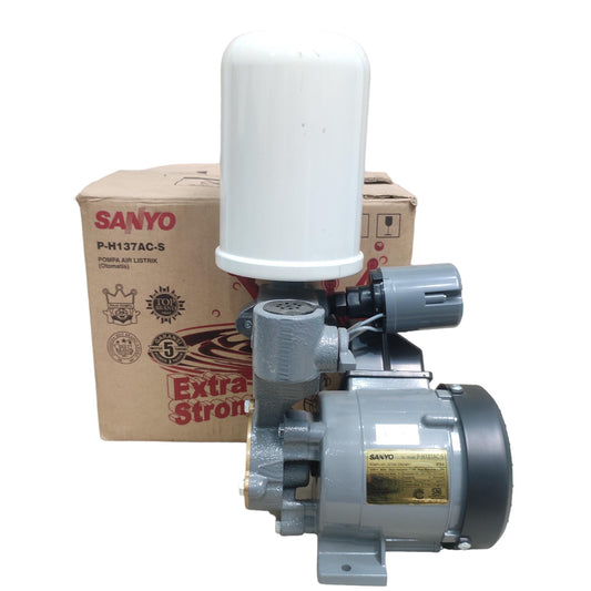 SANYO PH 137AC-S Pompa Air Sumur Dangkal Semi Jet Pump Otomatis Set