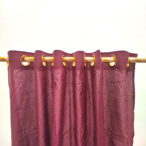 135 CM x 220 CM / COBZ Kain Gorden Ring Minimalis Motif Maroon