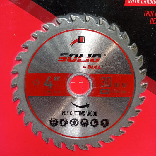 4 IN x T 30 / SOLID Circular Saw Mata Gerinda Potong Kayu Wood Cutting