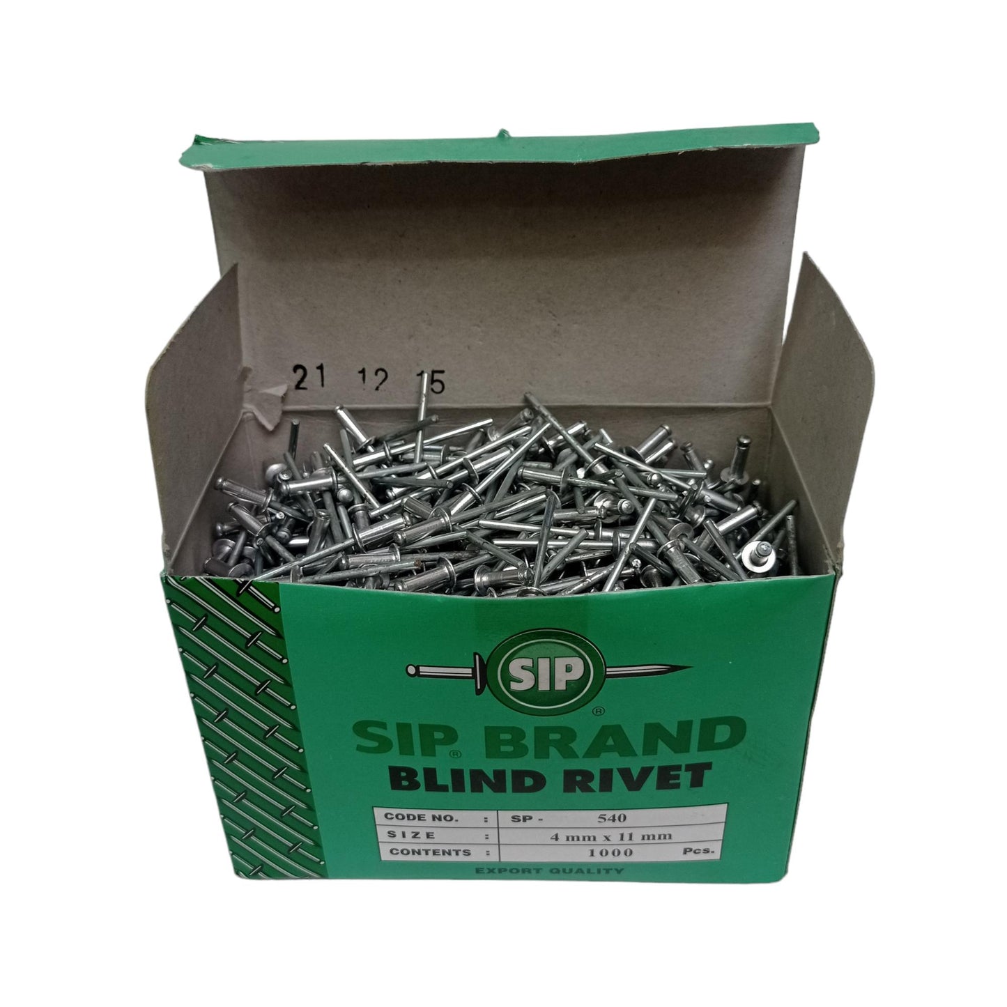 4 MM x 11 MM / SIP Paku Rivet Keling Tang Rivet No 540 Dus