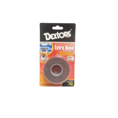 25 MM / DEXTONE EXTRABOND Isolasi Bolak Balik Busa Double Foam Tape Merah