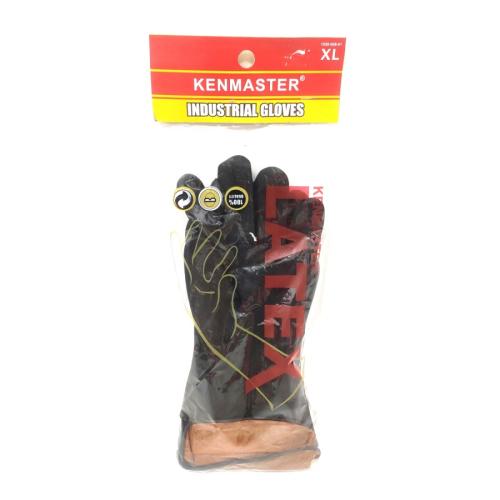SIZE XL / KENMASTER Sarung Tangan Latex Karet Rubber Safety Gloves Set