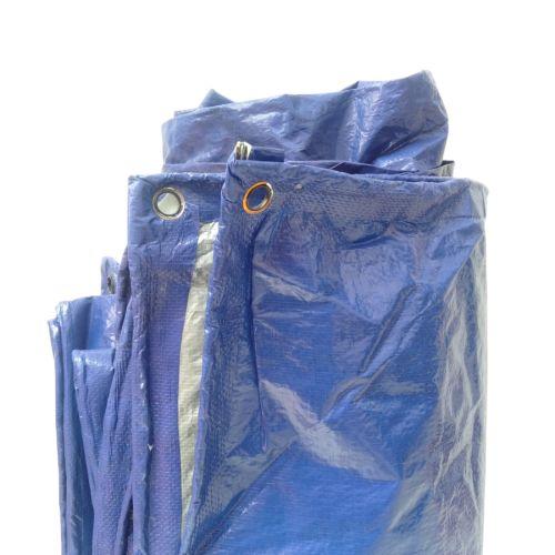 8 M x 10 M / TM A5 Terpal Tarpaulin Tutup Plastik PVC Biru Silver