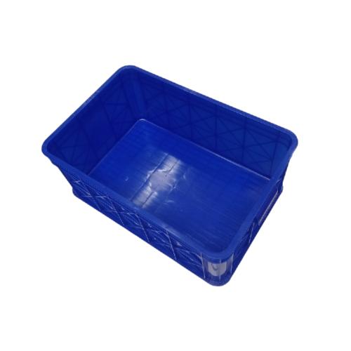 631 MM x 414 MM x 255 MM / GREEN LEAF 2293 P Krat Industri Keranjang Buah Rapat Blue