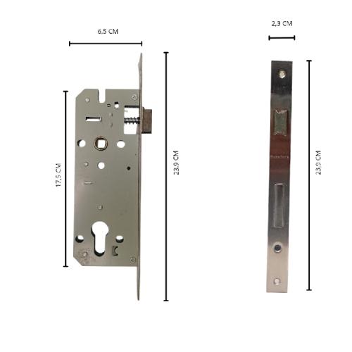 BENELOCK BE-PL-E18-68 Handle Door Lock Tarikan Handle Kunci Pintu Besar Set