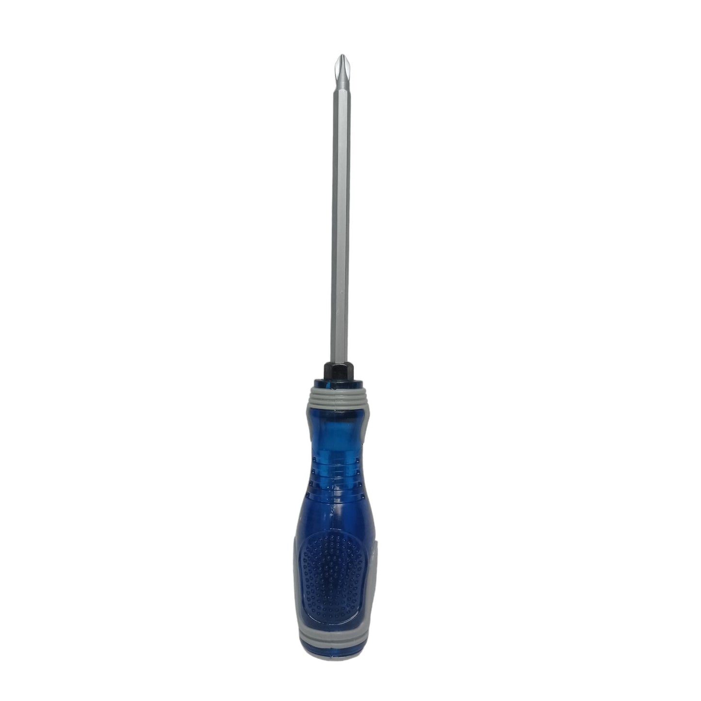 5 IN / CHROME Obeng Screwdriver Two Way Bolak Balik Plus Minus 2 in 1 Gagang Fiber