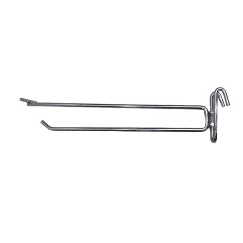 25 CM / TM 25 CM / TM Hook Double Cantel Rak Gondola Stainless Chrome