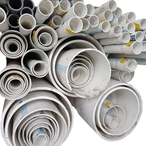 12 IN x 400 CM / RUCIKA AW Lis Biru Paralon PVC Putih Batang