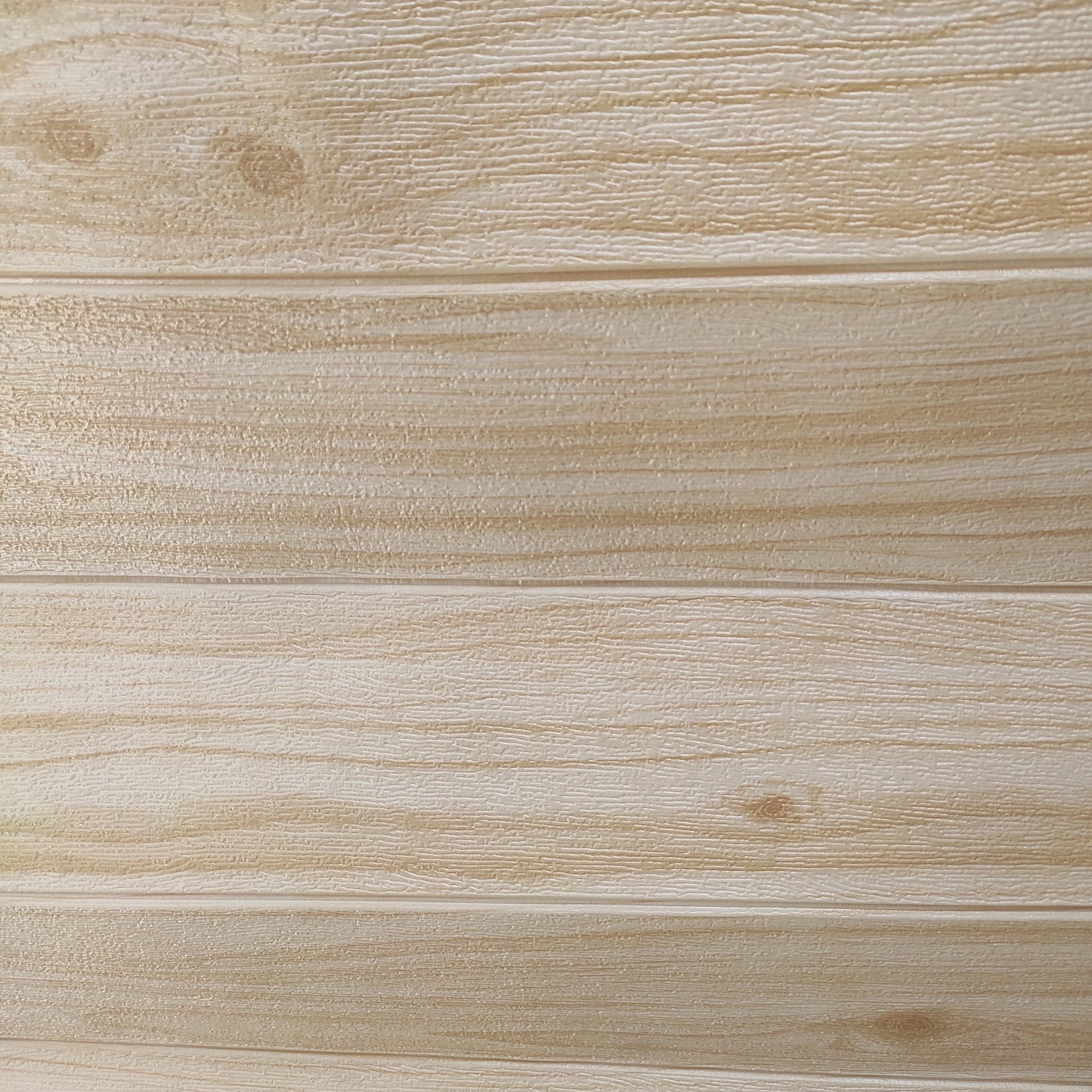 3.5 MM x 70 CM x 70 CM / COBZ SMBY-5 Wallpaper Foam Sticker Kayu Cream Lembar