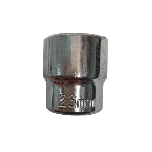6 PT x 1/2 IN x 23 MM / TM Mata Kunci Sok Shock Socket Chrome