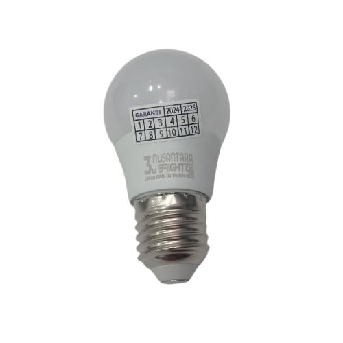 3 WATT / NUSANTARA BRIGHT LED Lampu Bohlam Bulb Moto Putih