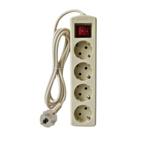 4 LUBANG x 300 CM / SUNSAFE SSK-103 Stop Kontak Colokan Terminal Kabel 3 M