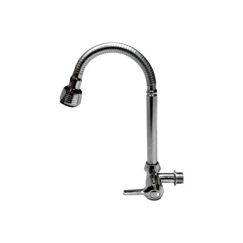 1/2 IN / BANO 560 Kran Angsa Fleksibel Sink BCP Tembok Stainless