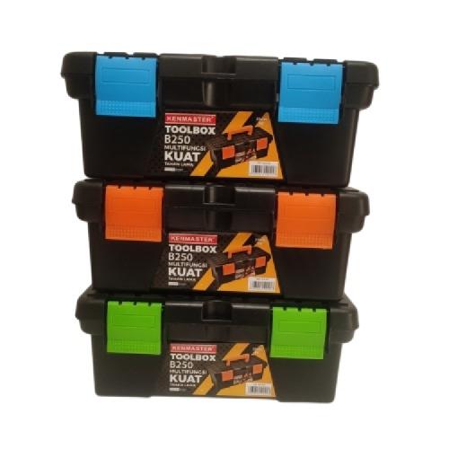 25 CM x 10 CM x 13 CM/ KENMASTER Tool Organizer Box Kotak Perkakas