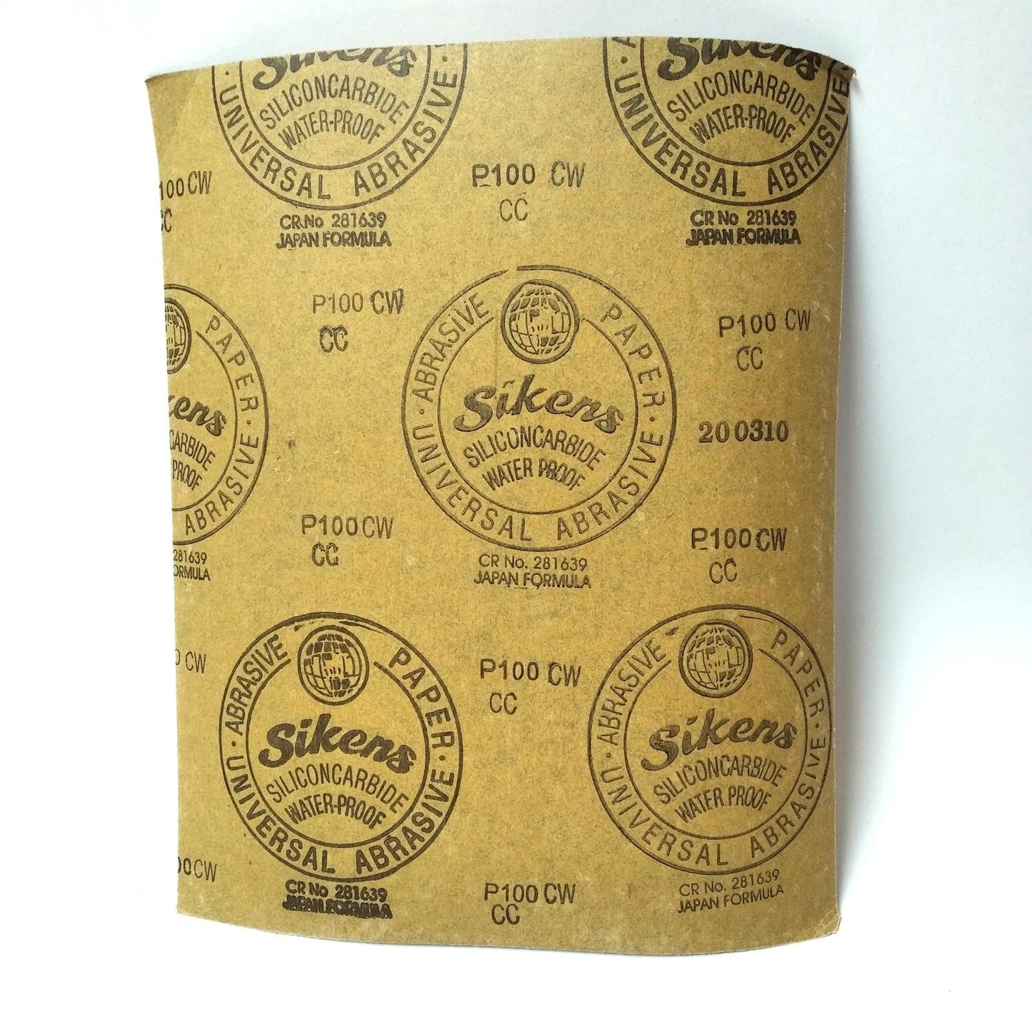 GRIT 100 / SIKENS Amplas Kertas Lembaran Halus Kasar Lembar