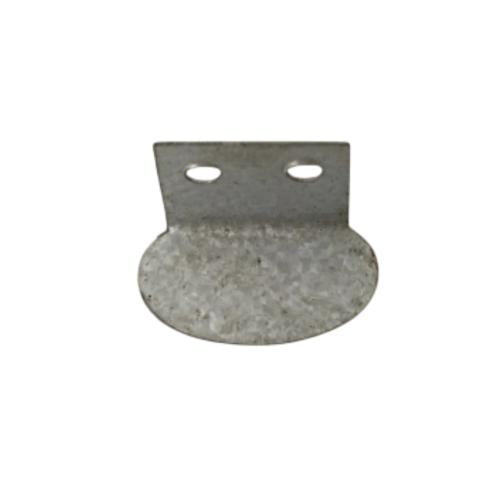 TM Klem Siku L Plat Penjepit Penahan Kaca Cermin Besi Chrome Biji