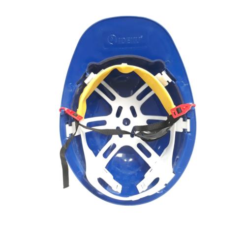 IDEKU Helm Proyek Tukang Safety Pelindung Keselamatan Kepala Biru