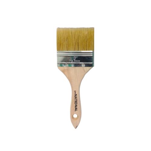 3 IN / CPT NATIONAL Kuas Cat Tembok Kayu Besi Air Acyrlic Paint Brush