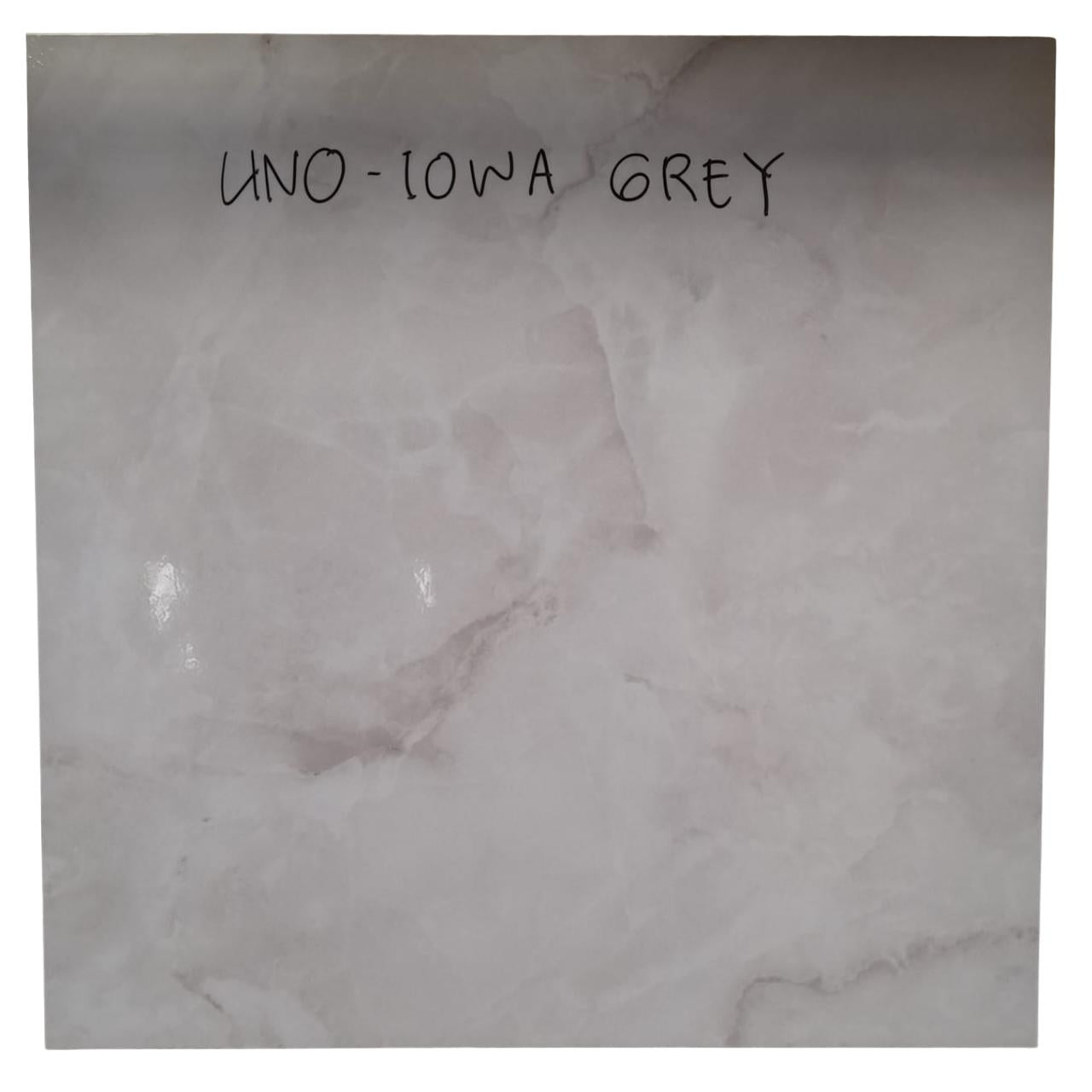 50 CM x 50 CM / UNO IOWA Keramik Lantai Rumah Glossy Grey Dus