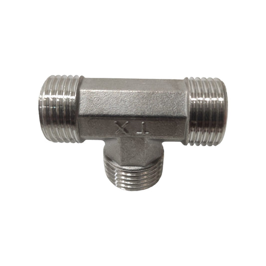 1/2 IN / TM 01 Tee Drat Luar Valve Tee Fitting Pipa Stainless