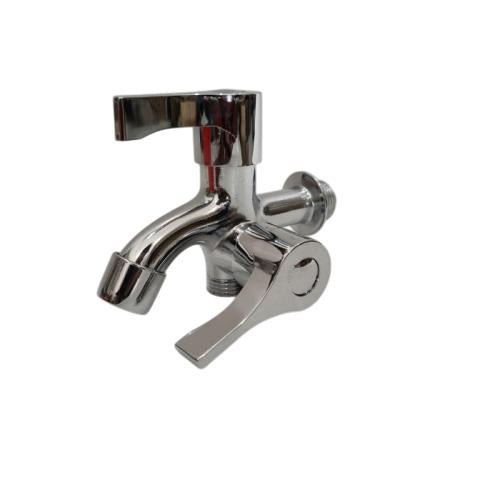 1/2 IN / BANO 108 Kran Air Cabang Double Shower Mesin Cuci Stainless