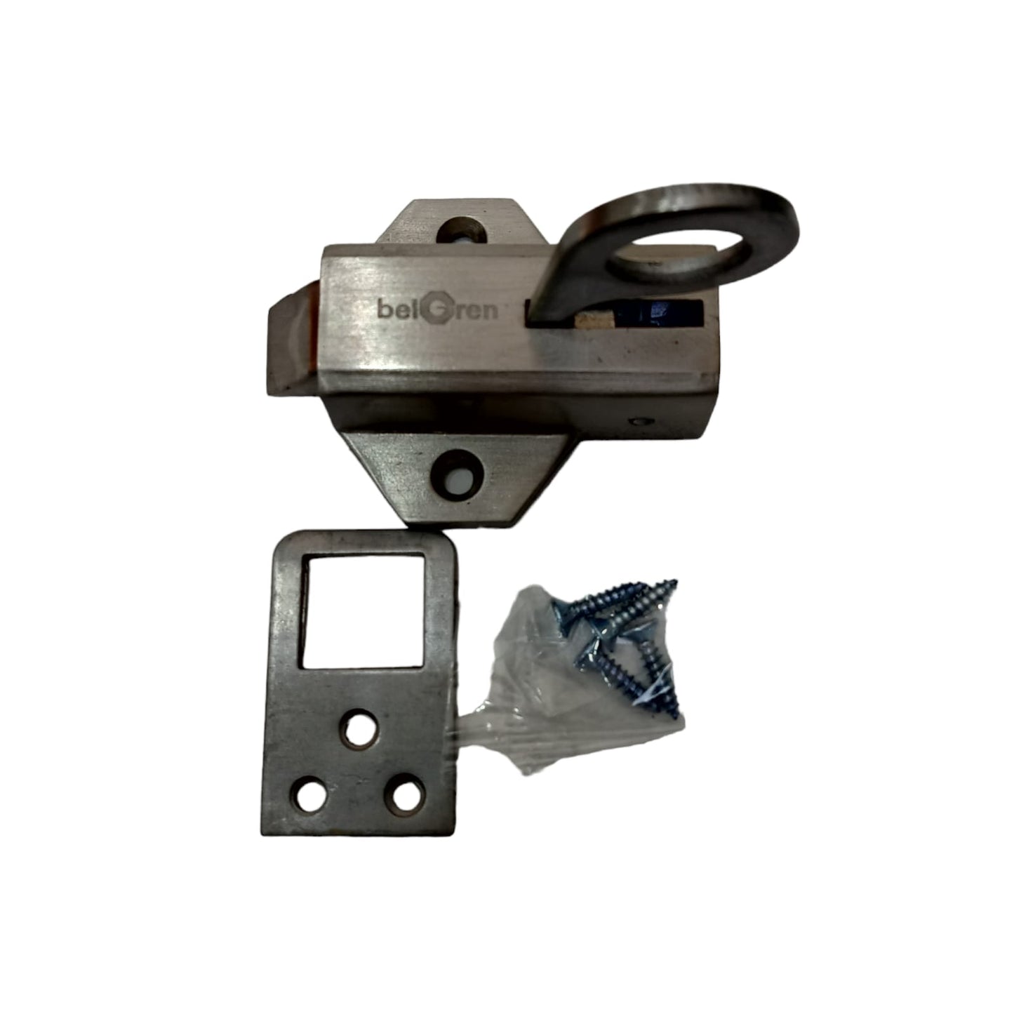 BEIGREN Spring Knife Grendel Kodok Pengunci Jendela Stainless Silver