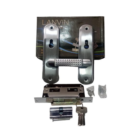 LANVIN M007 Handle Door Lock Tarikan Handle Kunci Pintu Tanggung Set