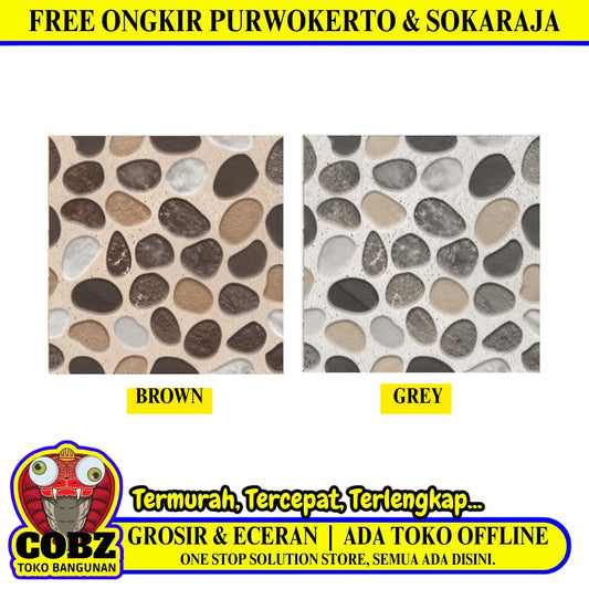 25 CM x 25 CM / JUPITER WINA Keramik Lantai Kamar Mandi Matte Dus