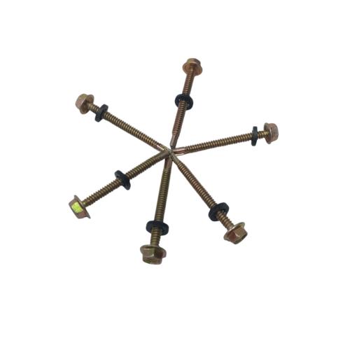 #12 x 70 MM / VPR Roofing Baut Sekrup Atap Baja Ringan Kuning Dus