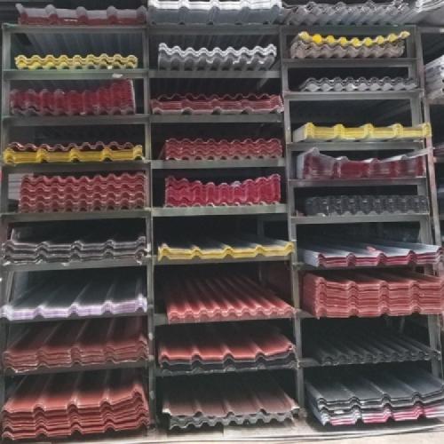 0.3 MM x 75 CM x 4 M / TM Spandek Pasir Gelombang Besar Hitam Lembar