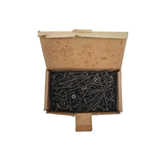 #6 X 1 1/2 IN / TWO TIGER KING Sekrup Gypsum Screw Plafon Board GRC Hitam Dus