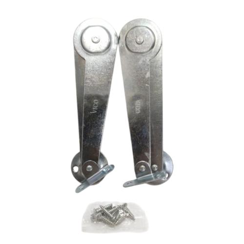 9 IN / VICO Tangan Gareng Engsel Salon Penahan Jendela Stainless Set