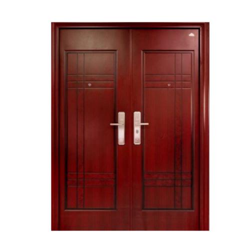 5 CM x 150 CM x 210 CM / FORTRESS FORT 150.13 DOUBLE Pintu Kamar Mandi Baja Coklat Set