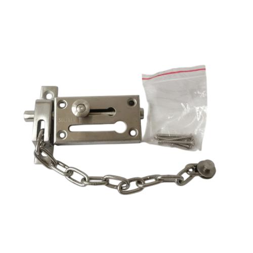 SOLIGEN Grendel Rantai Slot Kunci Pengaman Pintu Door Chain Stainless