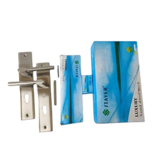 STAYER L-9904 SN / CP Handle Door Lock Tarikan Handle Kunci Pintu Besar Set