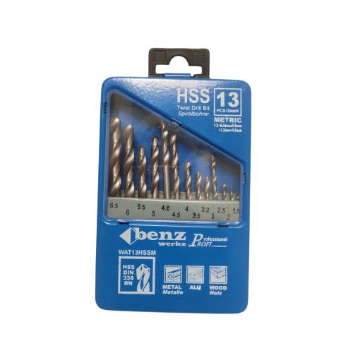 1.5 MM-6.5 MM / BENZ Shank Twist Drill Bits Mata Bor Besi Kayu Plastik