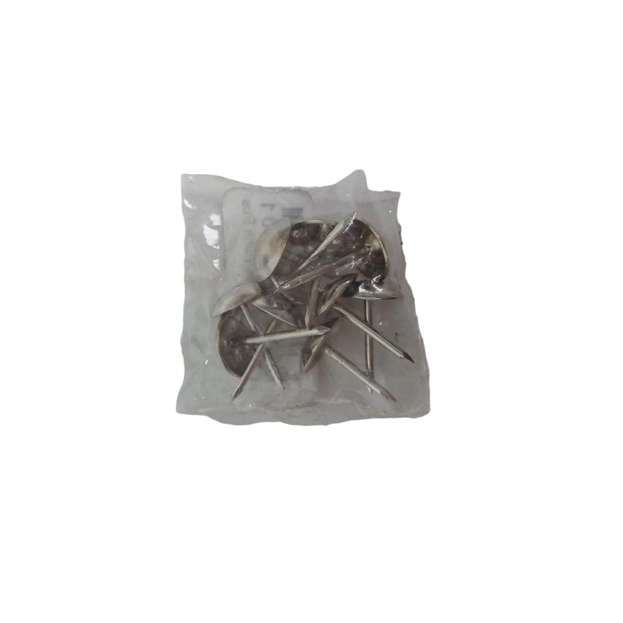 TM Paku Pines Pins Klip Payung Kecil Tekan Polos Putih Pcs