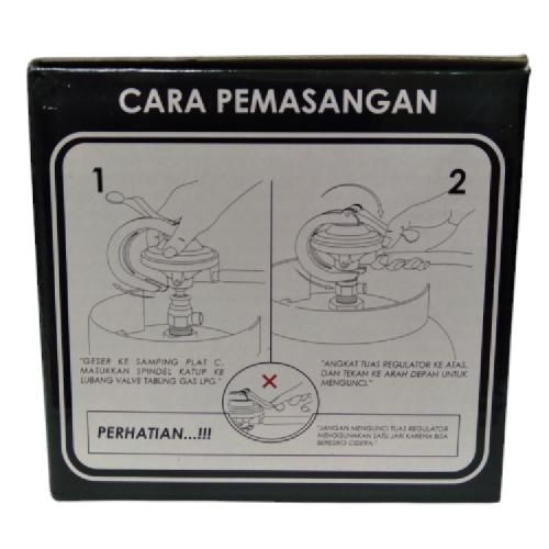 STAR CAMSC-T12R Regulator Kepala Tabung Gas LPG Tekanan Rendah Low Pressure