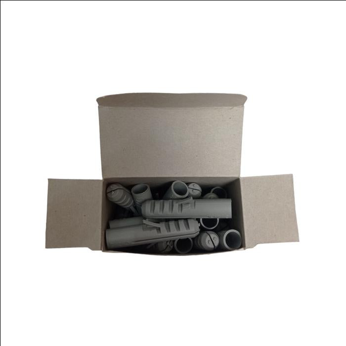 S 12 / GM Angkur Dinding Dudukan Baut Sekrup Tembok PVC Ecer Dus