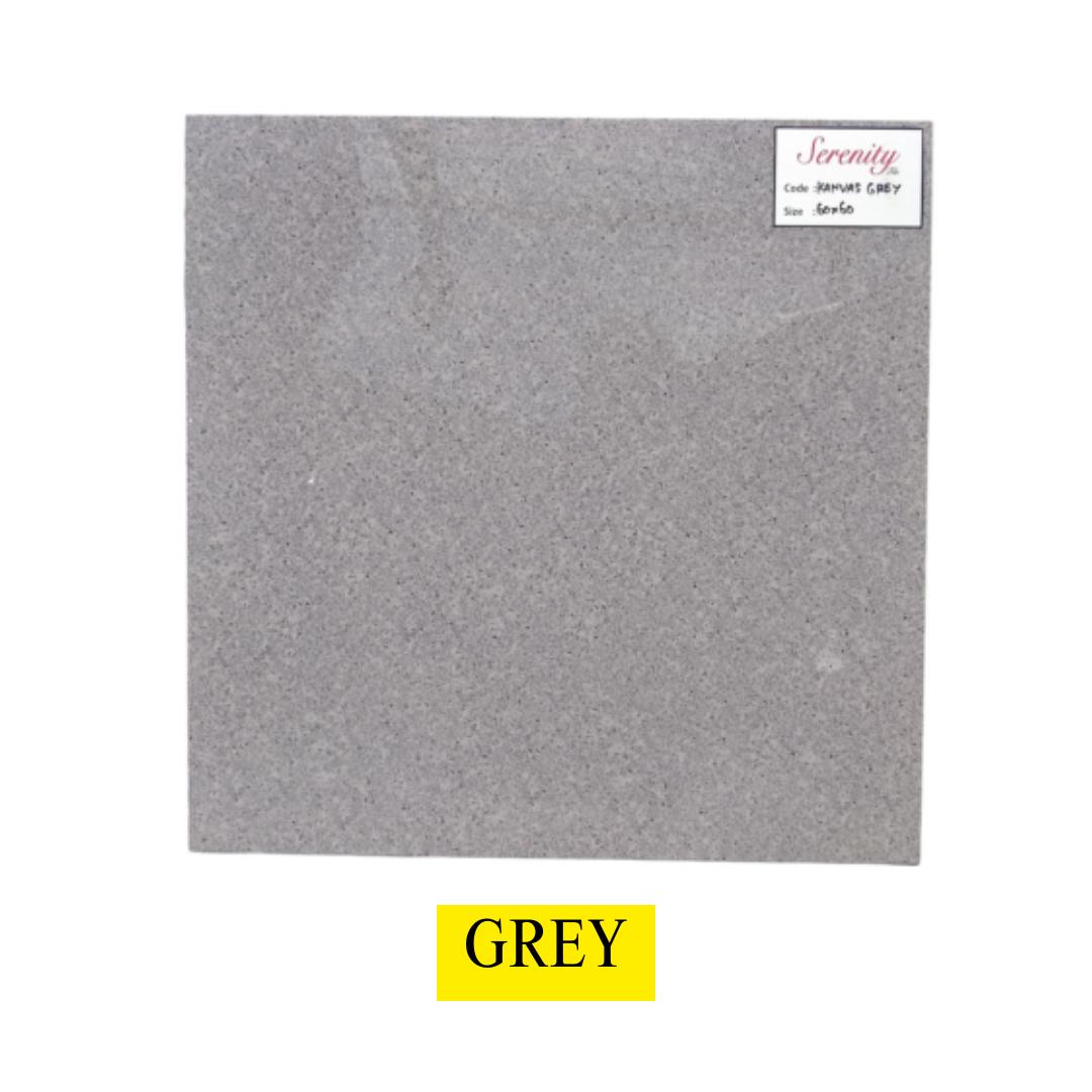 60 CM x 60 CM / SERENITY KANVAS Granit Lantai Rumah Glossy Dus