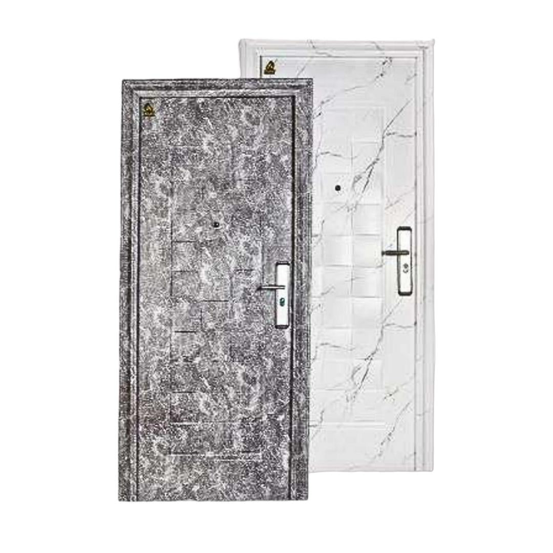 5 CM x 90 CM x 210 CM / FORTRESS MRBL FORT 90.11 SINGLE Pintu Kamar Mandi Baja Abu Set