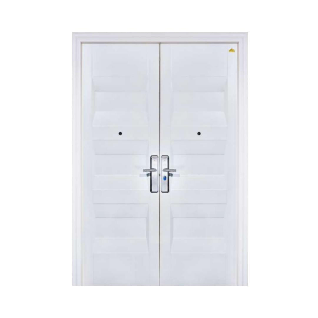 5 CM x 150 CM x 230 CM / FORTRESS PRIME 150.01 DOUBLE DOOR Pintu Baja White Set